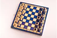 SZACHY PEREŁKA MAŁA z wkładką, kolor niebieski